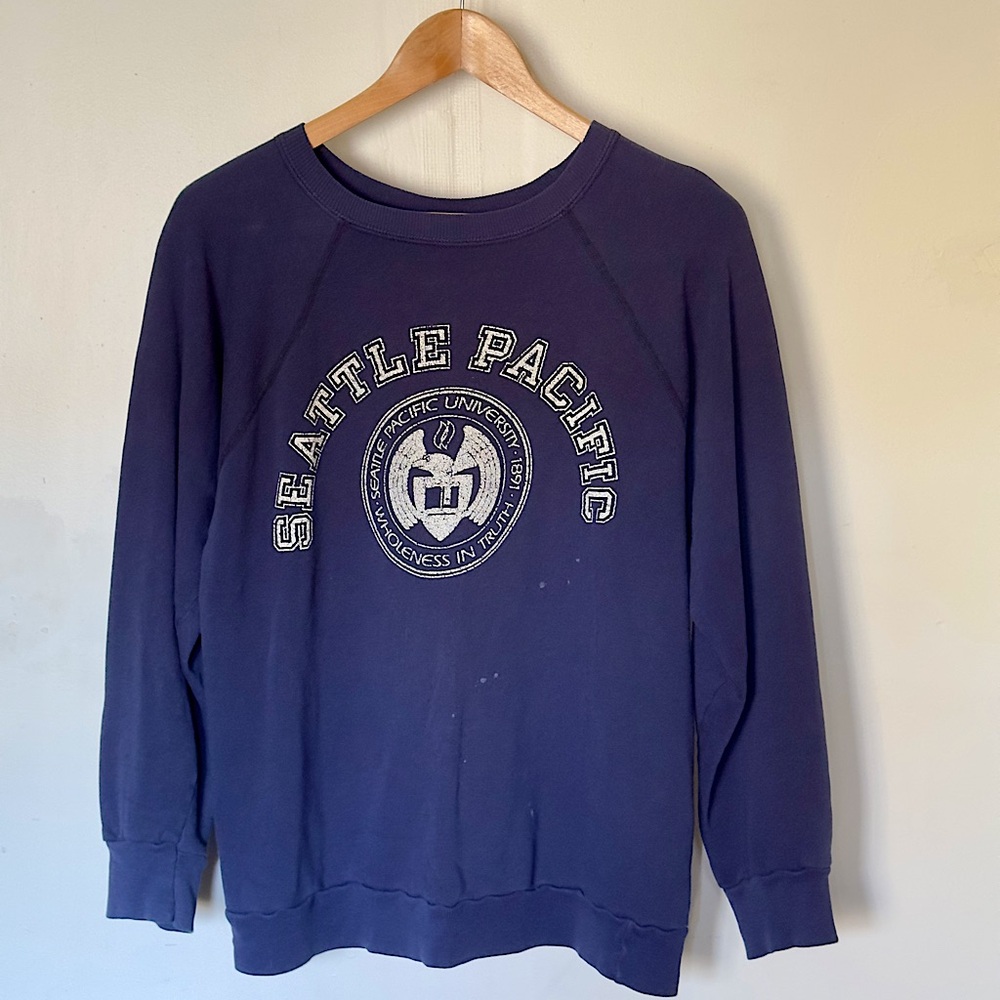 Vintage buttery Seattle Pacific sweatshirt